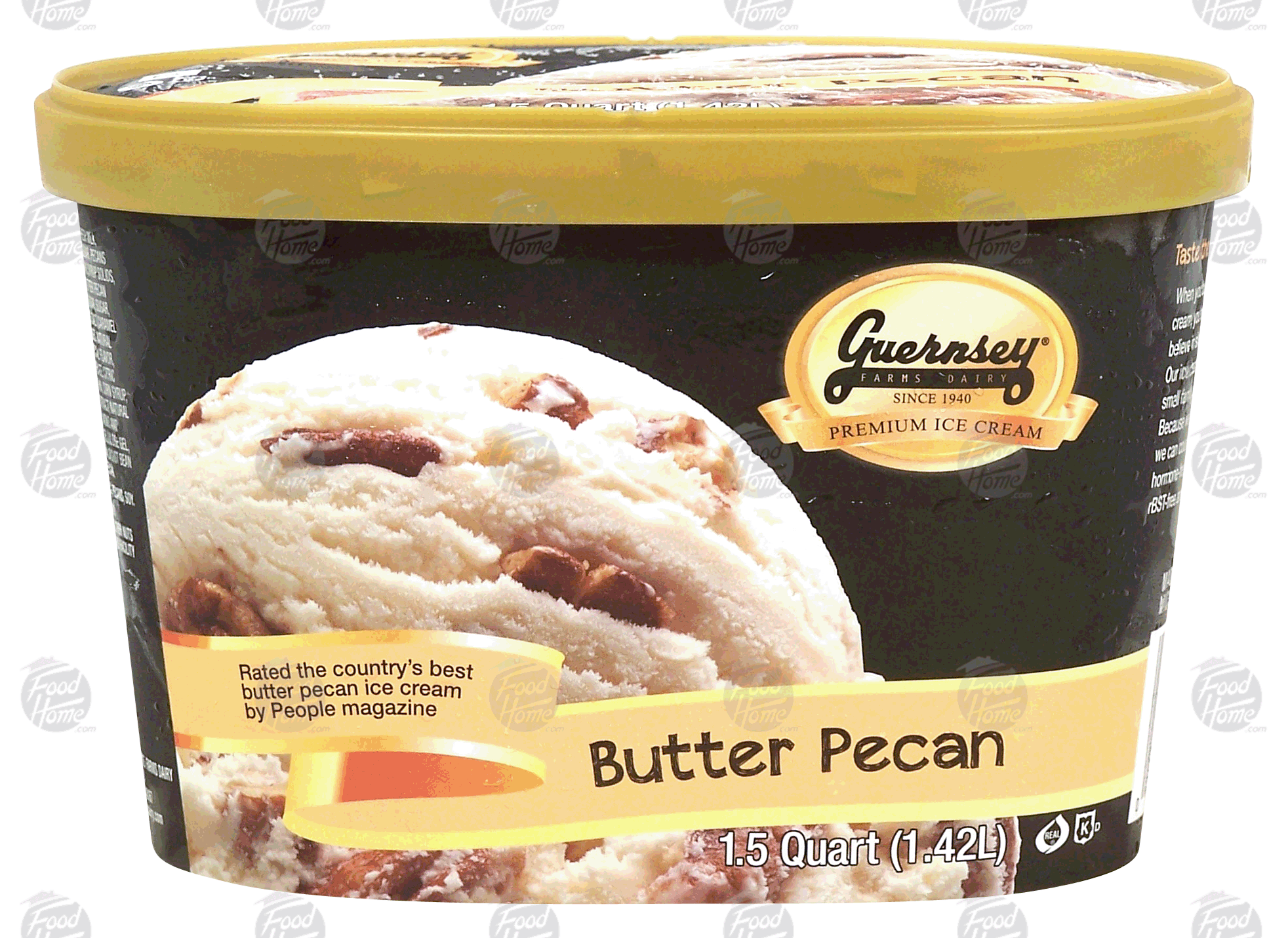 Guernsey  butter pecan ice cream Full-Size Picture